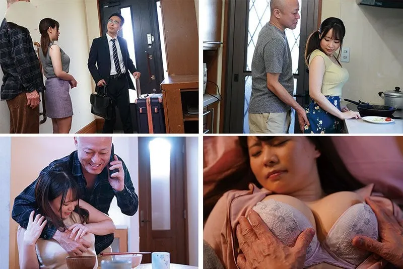 Bị bố gã chồng ép làm tình dã man khi gã chồng đi vắng